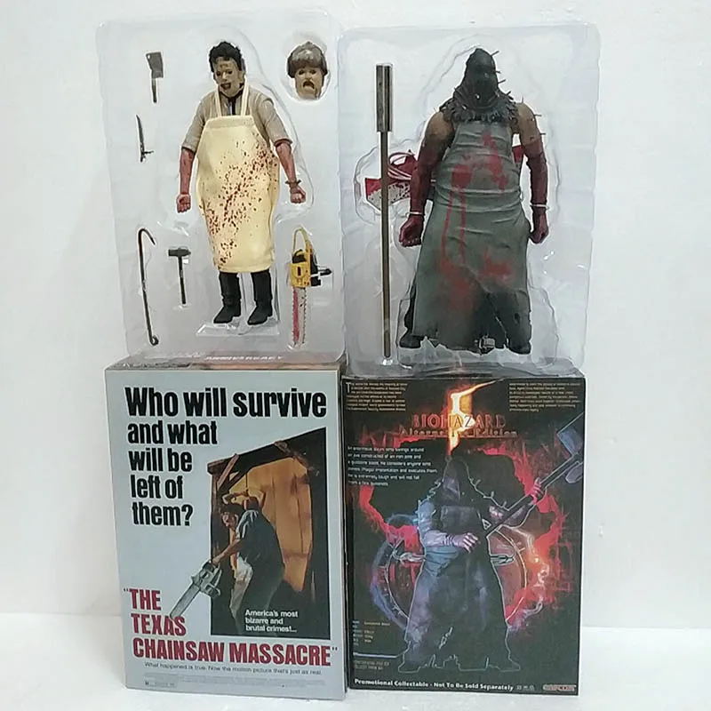 NECA Biohazard Палач Majini и бензопила Фредди фигурка игрушка ужас подарок на Хэллоуин