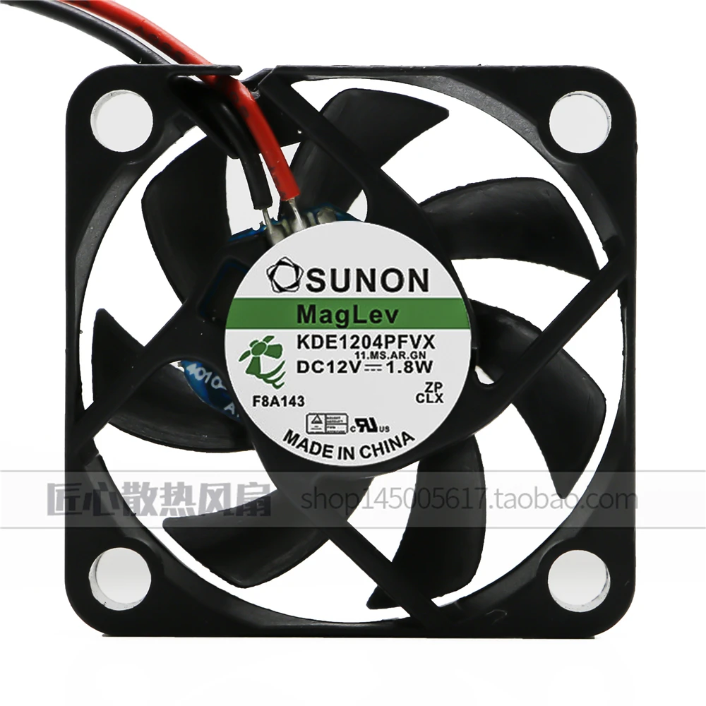 Sunon Fan KDE1204PFVX 40*40*10 Mm 12V 1.8W With A 3-wire Switch Server