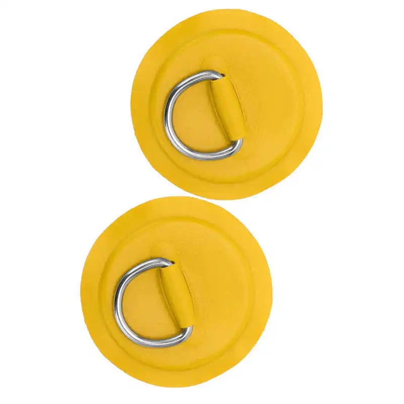 Boat Kayak D Ring Pad Patch PVC Inflatable Boat Raft Dinghy Canoe Surfboard Kayak Tie Down Fitting Surf Board Paddle Patch 2pcs boat patch