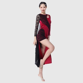

Odinary belly dance practice clothes 2018 new female adult dress beginners practice costume autumn and winter