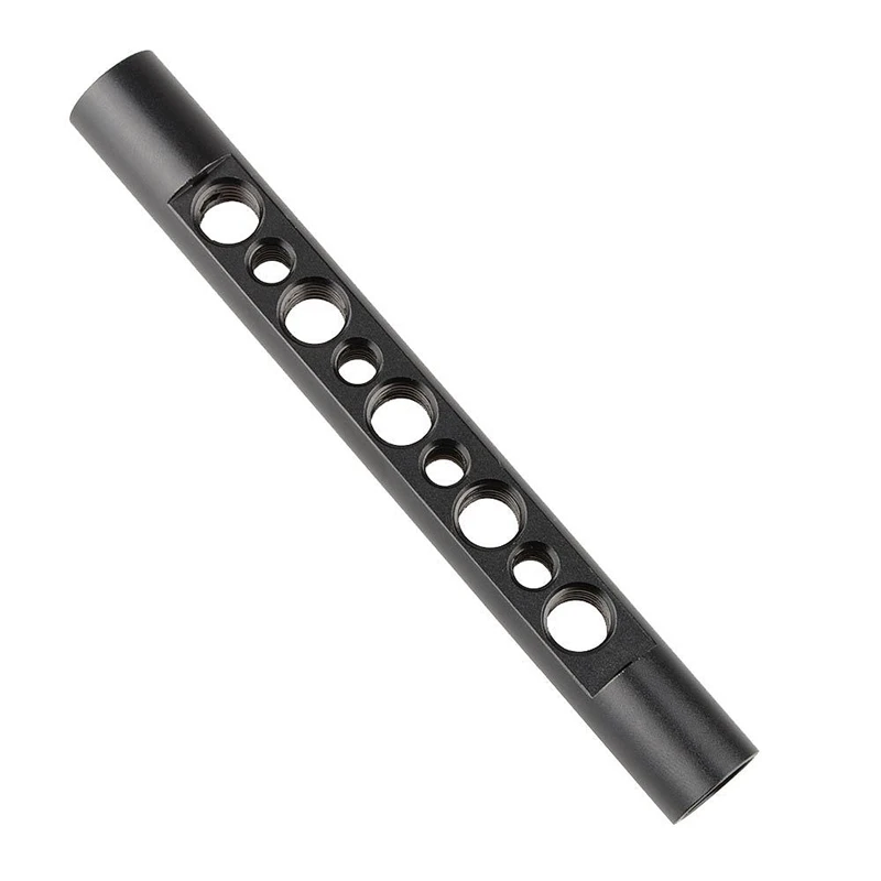 

15Mm Cheese Rod With 1/4 Inch-20 And 3/8 Inch-16 Thread Hole For Dslr Rigs Camera Video Cage