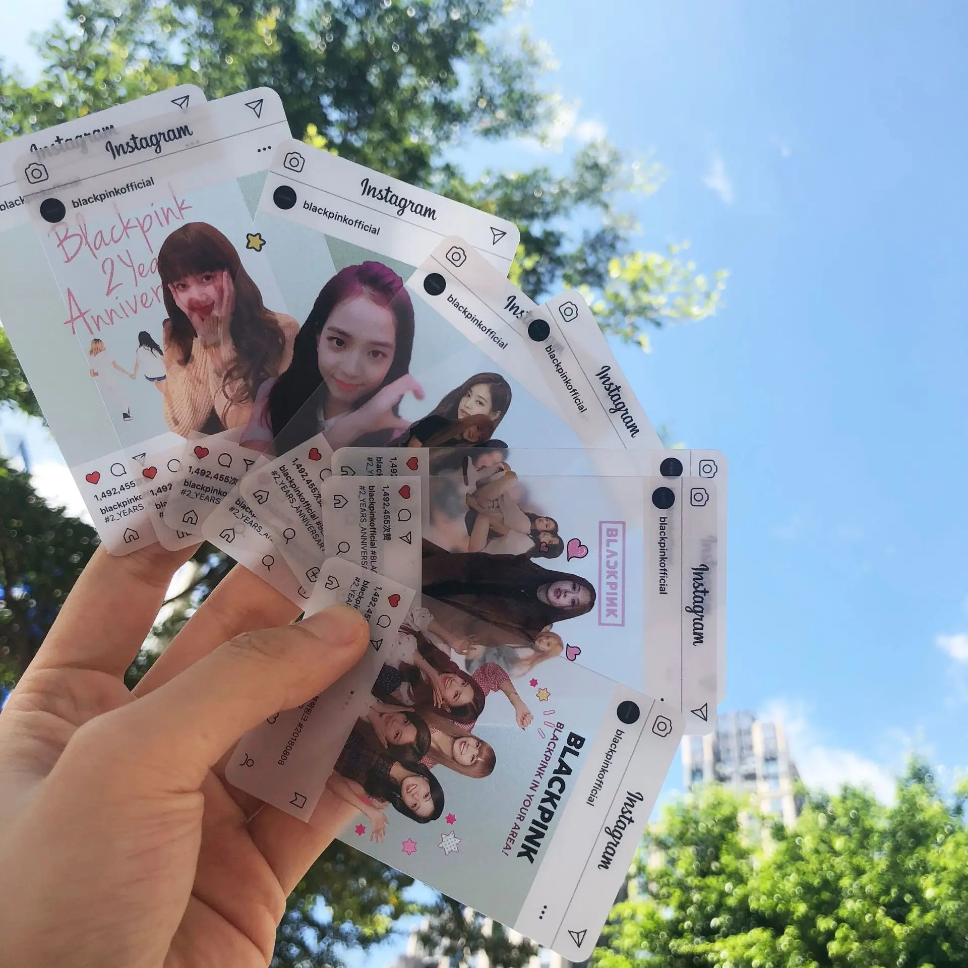 8 шт./компл. Kpop Blackpink Фотокарта альбом ins прозрачный девочек DIY Бумага карта с фотографией для вентиляторы коллекция Дженни Лиза blackpink