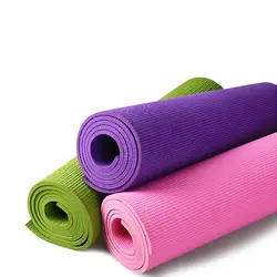Оптовая продажа ПВХ коврик для йоги высокой плотности 6 мм начинающих толстые экологически чистый Спортивный Коврик для отдыха на открытом