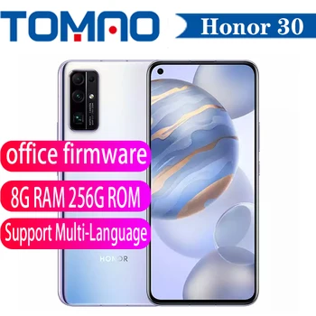 

Honor 30 5G 50x Digital Zoom Smart Phone 6GB 8GB RAM 128GB 256GB ROM Kirin 985 Octa Core 40W Super Charger 6.53" 5G Cellphone