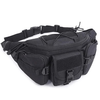 

Adjustable Waterproof Oxford Outdoor Climbing Belt Durable Hip Pack Phone Pouch Multi Pockets Hiking Waist Bag Sports Running