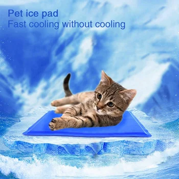 

Small Pet Ice Cushion Plush Cushion Plush Mattress Cool Pets Bed Cushion Cat Summer Keep Cool Pet Gel Cooling