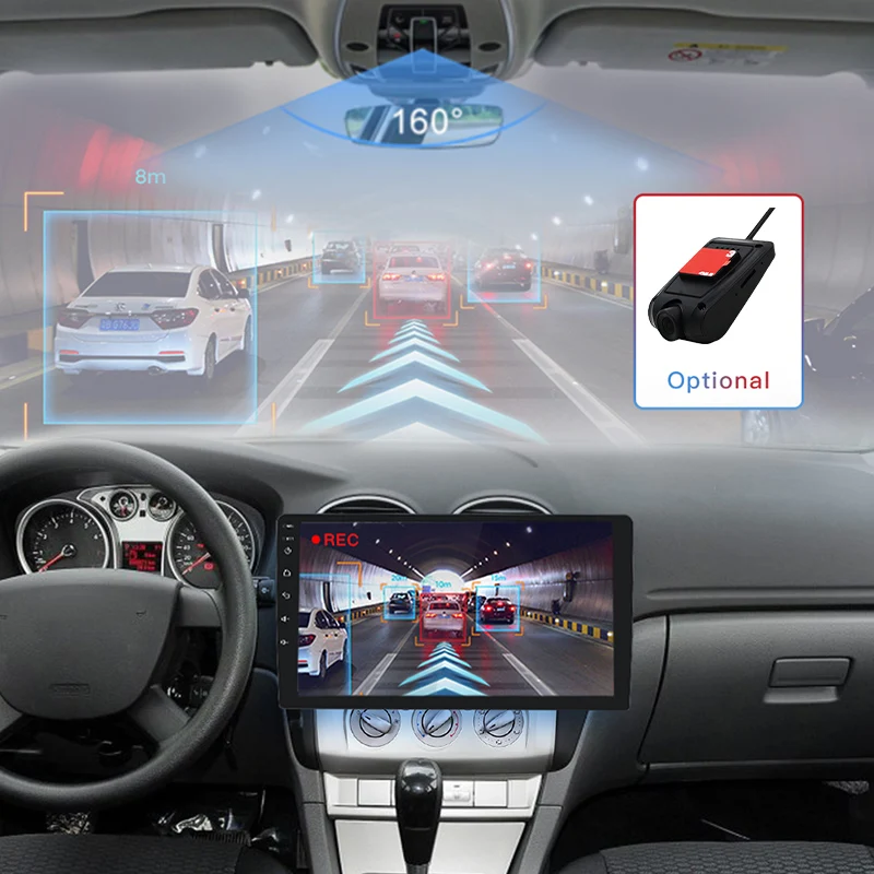 Автомобильный мультимедийный плеер MP5 с GPS навигацией Android 8 1 2 Din универсальный