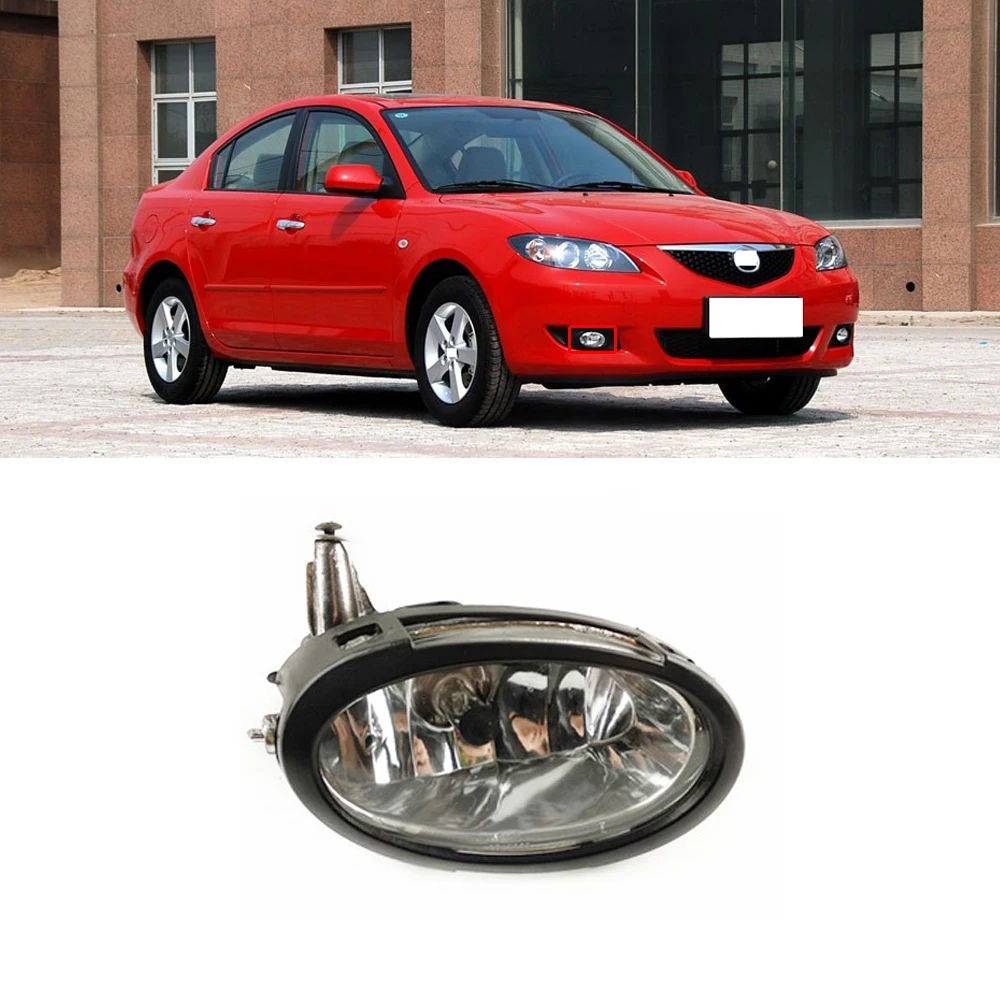 CAPQX для Mazda 3 1,6 2004 2005 2006 2007 2008 переднего бампера Туман светильник противотуманная фара дальнего света Дневной светильник анти-противотуманные фары Противотуманные фары светильник в сборе