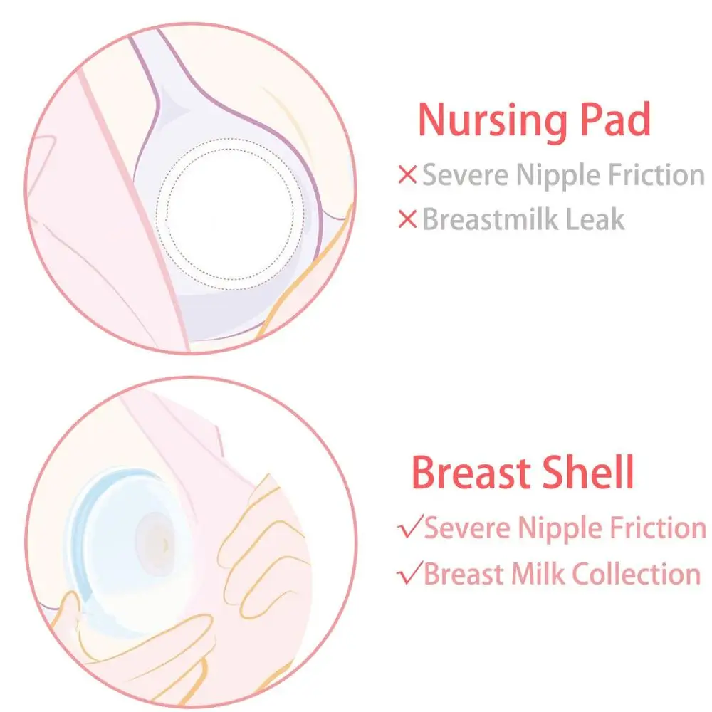 Корригирующая оболочка для грудного вскармливания, защита от боли в сосках для грудного вскармливания, сбор грудного молока для кормящих