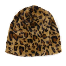 Winfox модный Леопардовый берет фетровые шапки шапка зимняя шапка для женщин gorros Mujer invierno взрослые теплые шапки