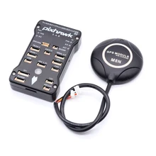 Pixhawk px4 pix 2.4.8 32 bits controlador de vôo 4g sd + m8ngps 7m gps 6m gps