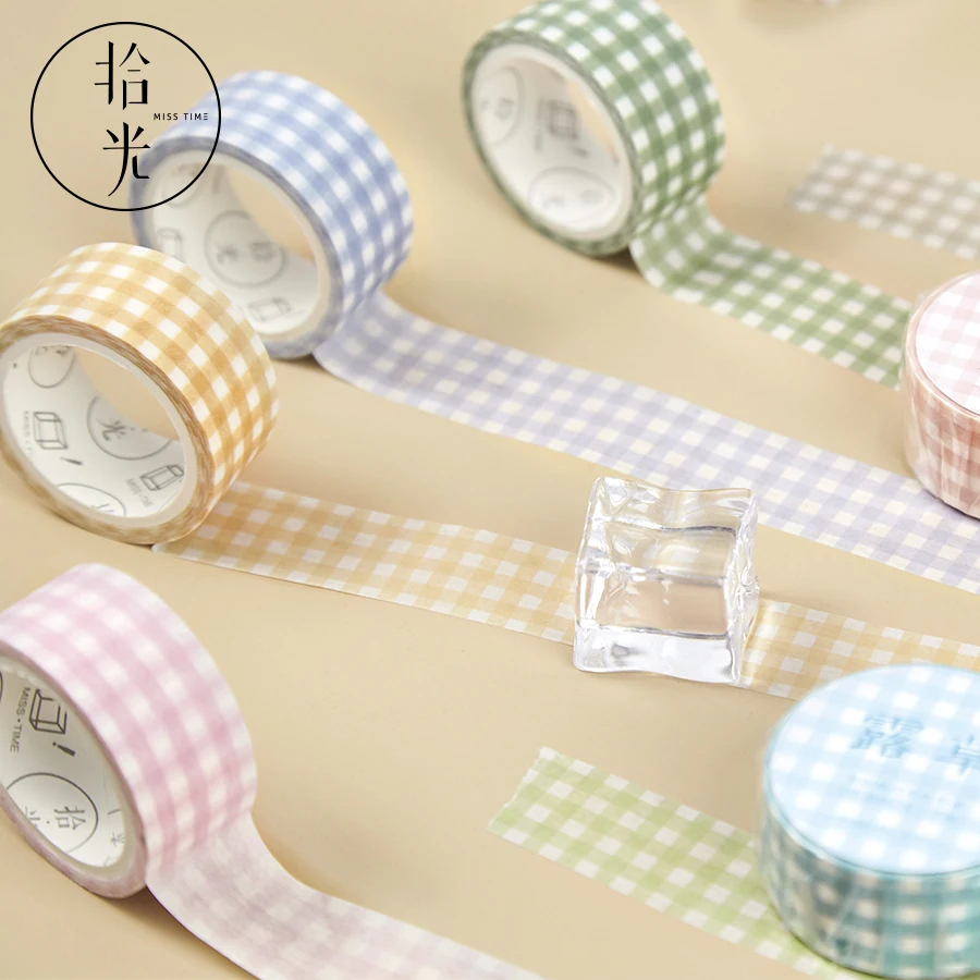 

15mm * 5m/grid tape INS wind simple classic elements and paper tape happy planner scrapbook materials learning office supplies