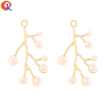 

Cordial Design 50Pcs 23*38MM Jewelry Accessories/Earring Findings/Imitation Pearl/Earrings Connectors/Hand Made/DIY Making