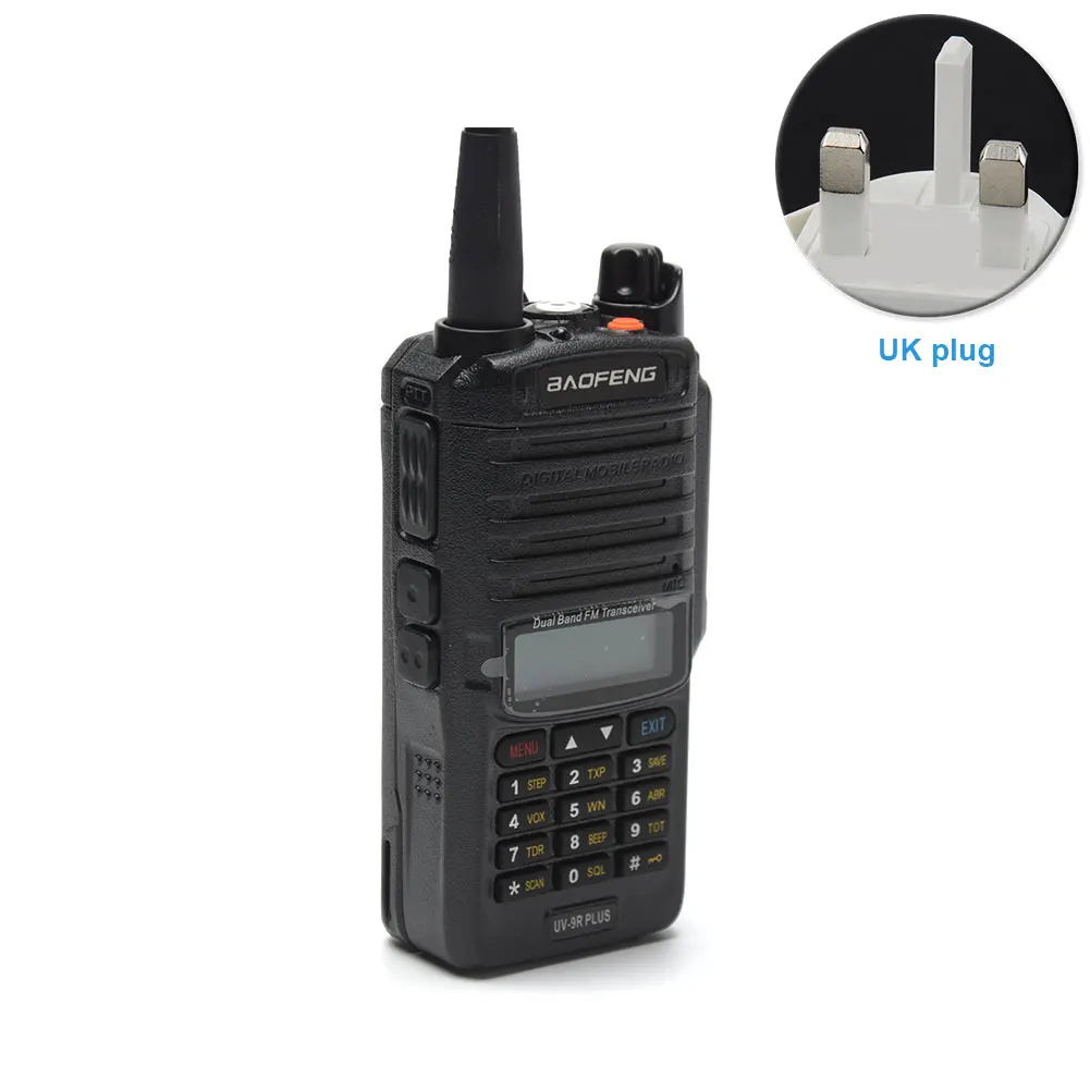 

BaoFeng BF-UV9R Wireless Dual Band Long Range Rechargeable Portable Walkie Talkie Handheld Two Way Radio Lightweight VHF UHF