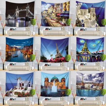 

Metropolis New York Empire State Building Art High Definition Decorative Tapestries Room Tapestry Wall Hanging Home Decor