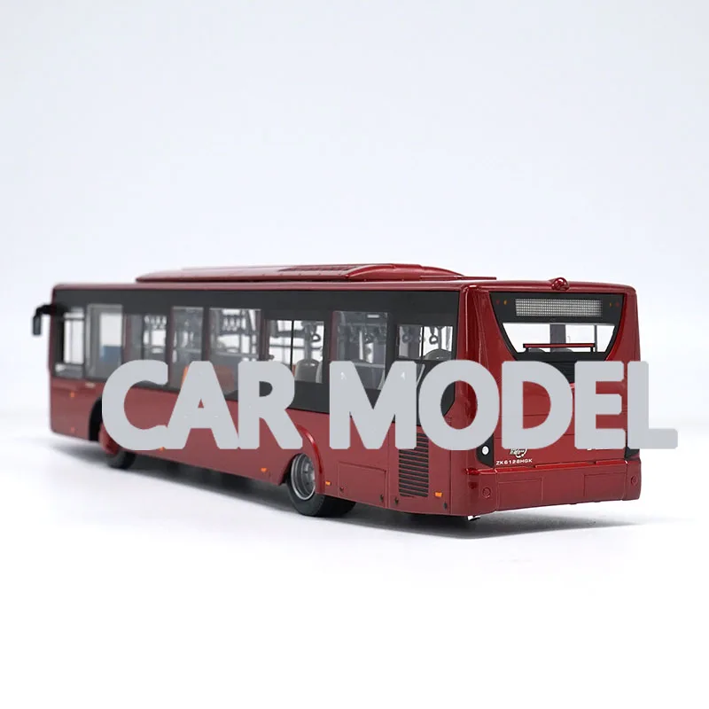 1:42 масштаб сплава игрушечные транспортные средства yutong ZK6128 низкий пол автобус автомобиль модель детских игрушечных автомобилей оригинальные авторизованные детские игрушки