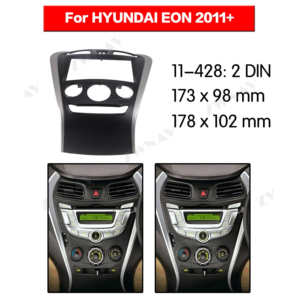hyundai eon 2 din music system price