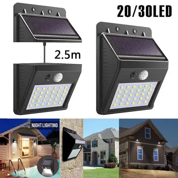 

Solar Powered Outdoor LED Wall lamp Motion Sensor Night Sensor Separable Deck light For Garden Lawn Light