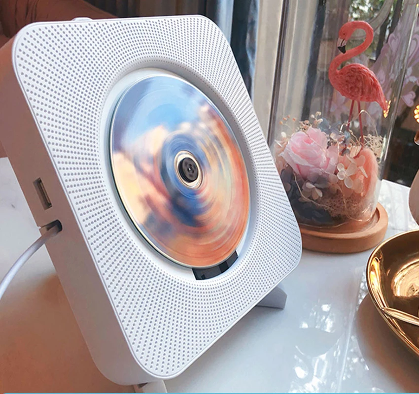 Настенный CD-плеер с объемным звуком FM-радио Bluetooth-колонка USB mp3-диск портативный