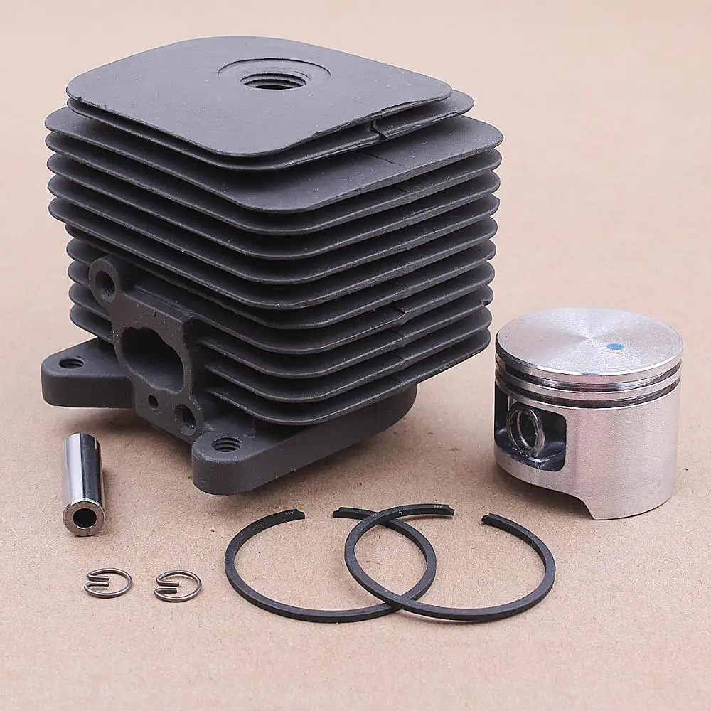 Cylinder Assy 36.5MM for HOMELITE S30 30cc Strimmer Brush Cutter Zylinder  Kit W/ Piston Ring Pin Clips Assembly