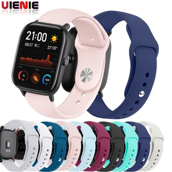 

Silicone Watchband Strap for Xiaomi Huami Amazfit GTS/GTR 42mm/ Bip Lite Smart Watch Bracelet Band Colorful Replace Correa #1026