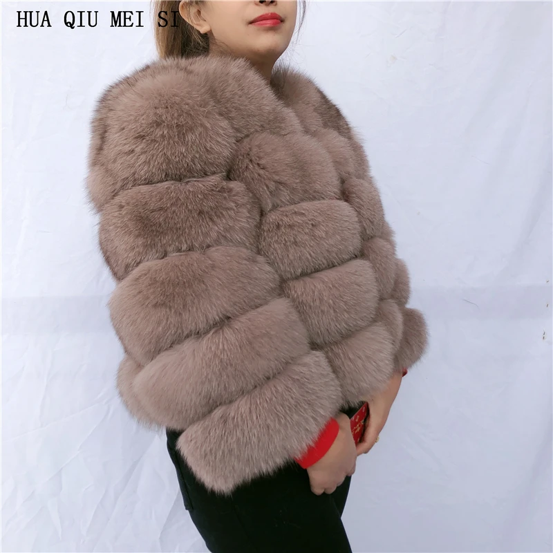 Natural fur fox fur coat women's winter jacket fur coat fur natural jacket high quality natural fox fur jacket real fox fur coat down parka women