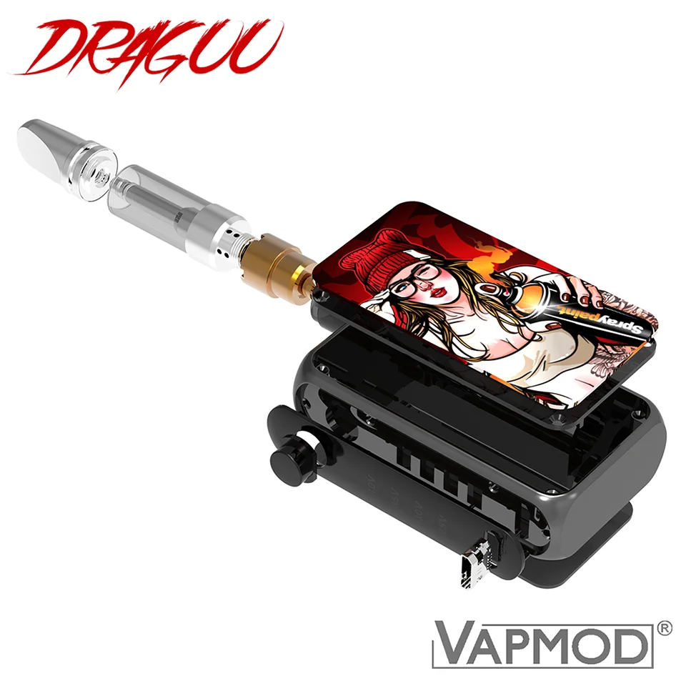 Electronic Cigarette Veeape Vapmod Dragoo 3D Express Kit 650mAh LED indicators for 510 Atomizer BOX Mod Vaporizer Vape pen kit (7)