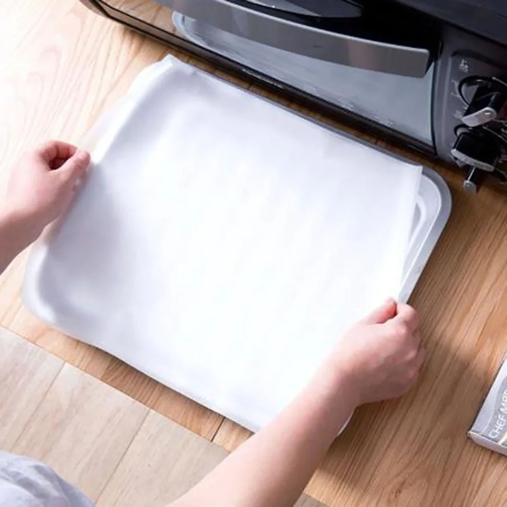 10M Baking Paper Barbecue Double Sided Silicone Oil Parchment Bakery BBQ Party Kitchen Dinning Bar Accessories