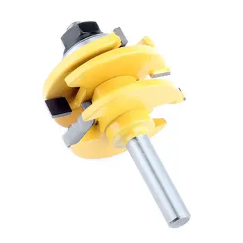 

8mm Shank Glass Door Rail Stile Reversible Router Bit for Woodworking Cutter Cutting Tool