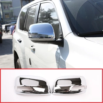 

For Toyota Land Cruiser Prado FJ150 150 2018 ABS Chrome Side Rearview Mirror Cap Cover Trim Car Accessories 2 Pcs