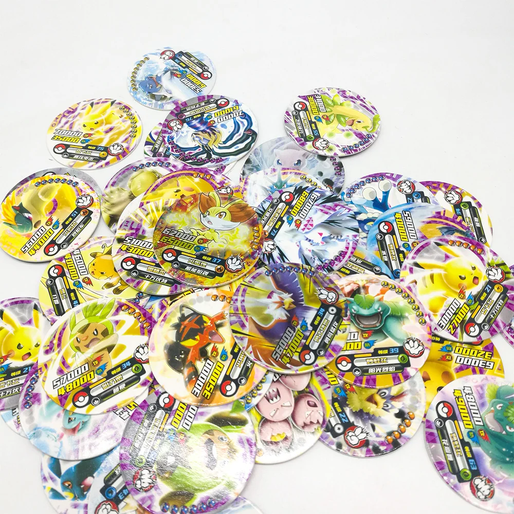 TAKARA TOMY Toys 288pcs Shining Pokemon Round Cards Collections Pikachu Flash Card 12pcs/box 24box/set Board Game for Kids Gift TAKARA TOMY Toys 288pcs Shining Pokemon Round Cards Collections Pikachu Flash Card 12pcs/box 24box/set Board Game for Kids Gift