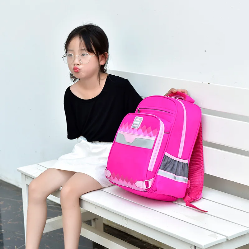 

Large-Volume Backpack New Style Schoolbag for Elementary School Students GIRL'S And BOY'S 1-3-6 Grade Cram School Backpack