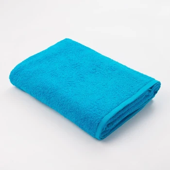 

Terry towel "Save and I", size 70x130 cm, blue