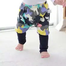 Штаны для маленьких мальчиков камуфляжные дамские шаровары осенняя одежда для малышей длинные штаны для маленьких девочек