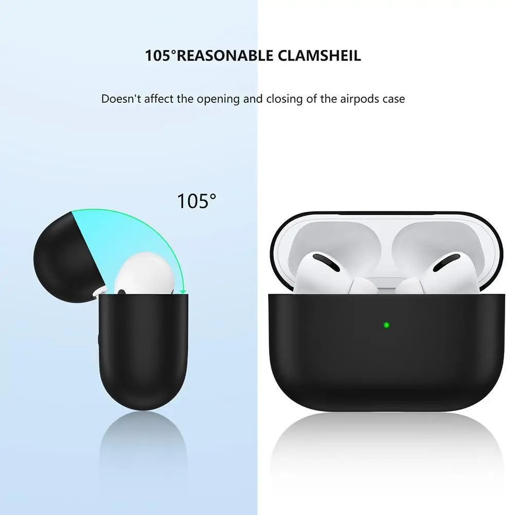 

Wireless Bluetooth Earphone Silicone Case For Airpods Ultra-thin Earphone Protective Pro Cover Colorful C1M6