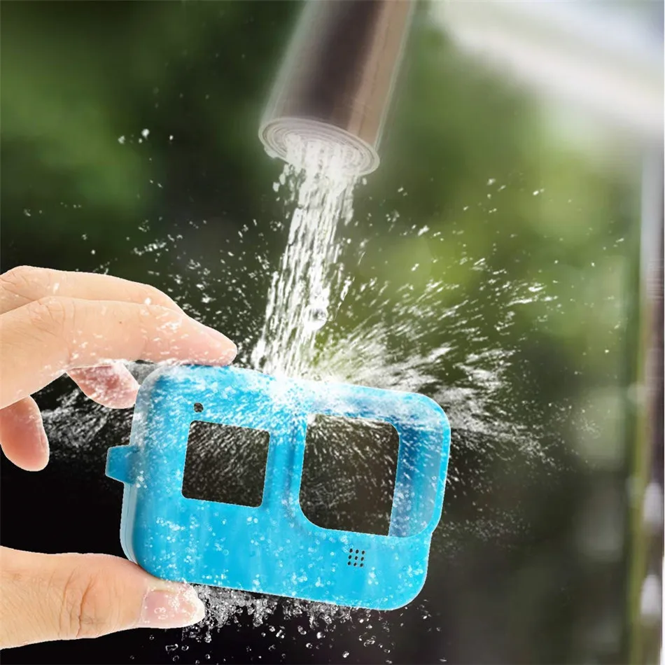 Аксессуары для Go Pro, чехол для экшн-камеры, защитный чехол, силиконовый чехол s, чехол для GoPro Hero 8, черный цвет