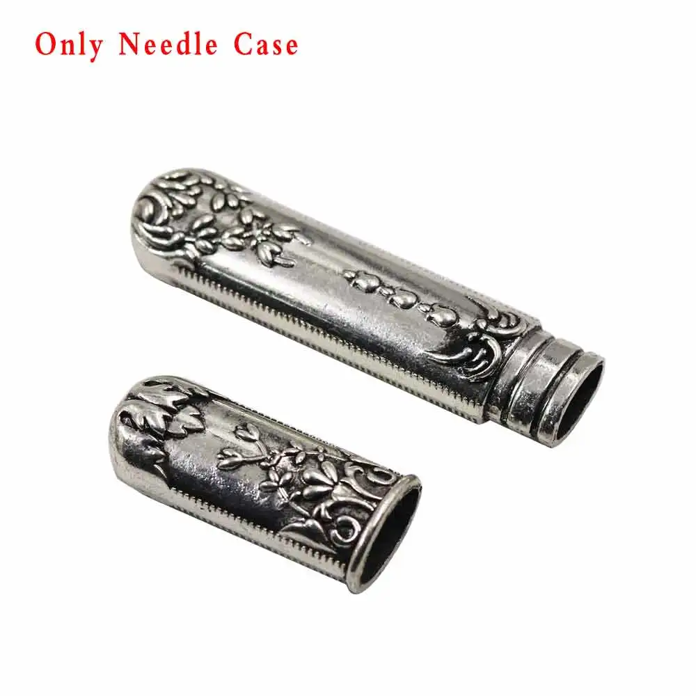 B-Only needle case Винтажный чехол для игл из нержавеющей стали в европейском стиле и 24 иглы для самостоятельной нарезания нитей иглы для рукоделия швейные инструменты - Цвет: B-Only needle case