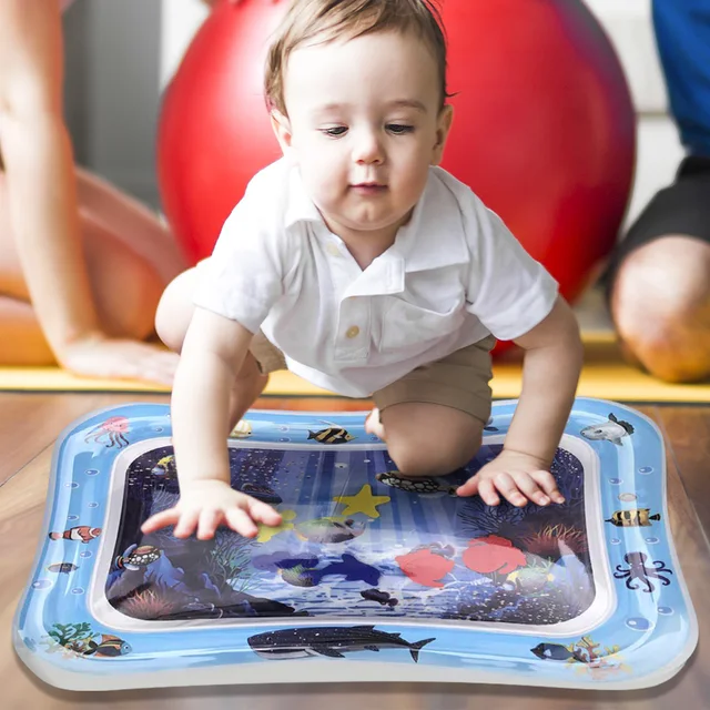 $US $3.59  PVC Inflatable Toy Baby Water Play Mat Kids Rug Toddlers Climbing Ice Pad infant Tummy Time Playmat