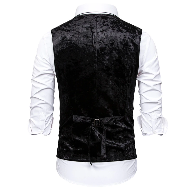 Новое поступление платья без рукавов костюм для Для мужчин Slim Fit Для мужчин s Мужская жилетка, костюм жилет Homme Повседневное без рукавов для официальных мероприятий, Бизнес куртка M59