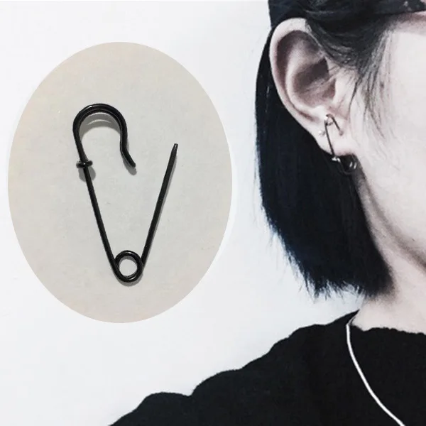 

Korean version of the unique design Personality simple small pin earrings Creative small fresh earrings earrings wholesale