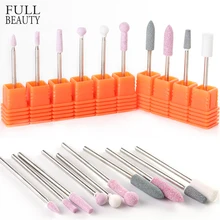 1 шт. керамические сверла для ногтей фреза для педикюра Электрический маникюр ногтей напильники машина аксессуары для очистки CHMS01-10-2