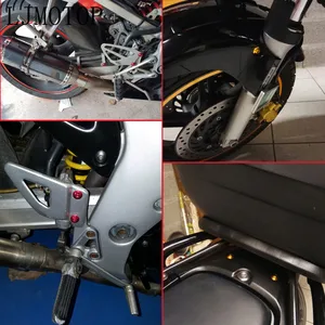 Image 5 - 175pcs Universal Motorcycle Fairing Bolts Screws Nuts Kit Fastener Clips For Gas Gas EC2T FSE FSR EC300 TC125 TE125 BMW C400GT