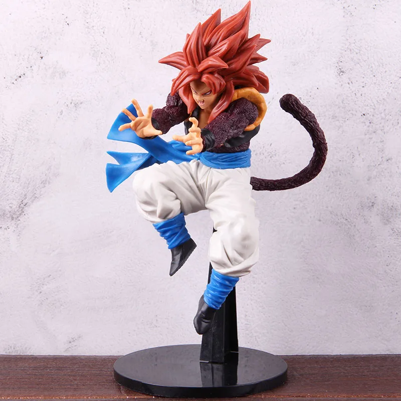 Принтом из мультфильма «Жемчуг дракона Супер Saiyan 4 GT Ultimate Fusion футболка Теория большого взрыва камехамеха gogeta pvc, движущаяся фигурка, Коллекционная модель, игрушка