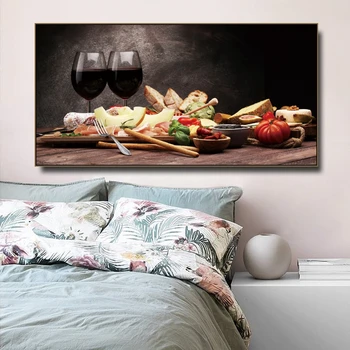 

Large DIY Diamond Painting Diamond Embroidery Vineyard Bread food Kitchen 5D Full Drill Square/Round Mosaic Rhinestones JS5726