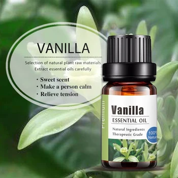 

Pure Natural Vanilla Aromatherapy Essential Oils Anti-stress Aroma Diffuser Oil High Effective