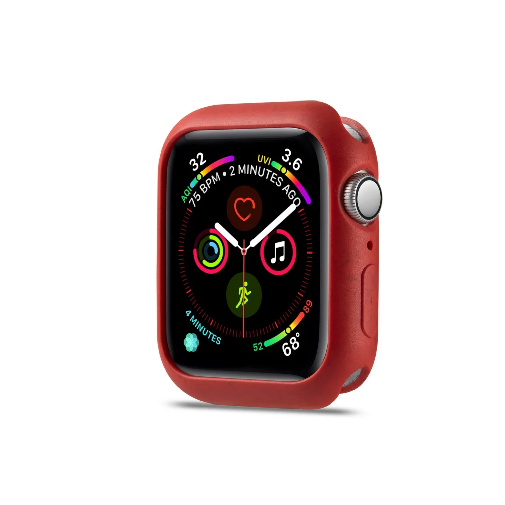 Мягкий силиконовый чехол для Apple Watch 5, 4, 44 мм, 40 мм, полная защитная оболочка для iWatch 3, 2, 42 мм, 38 мм, серия 5, бампер для часов