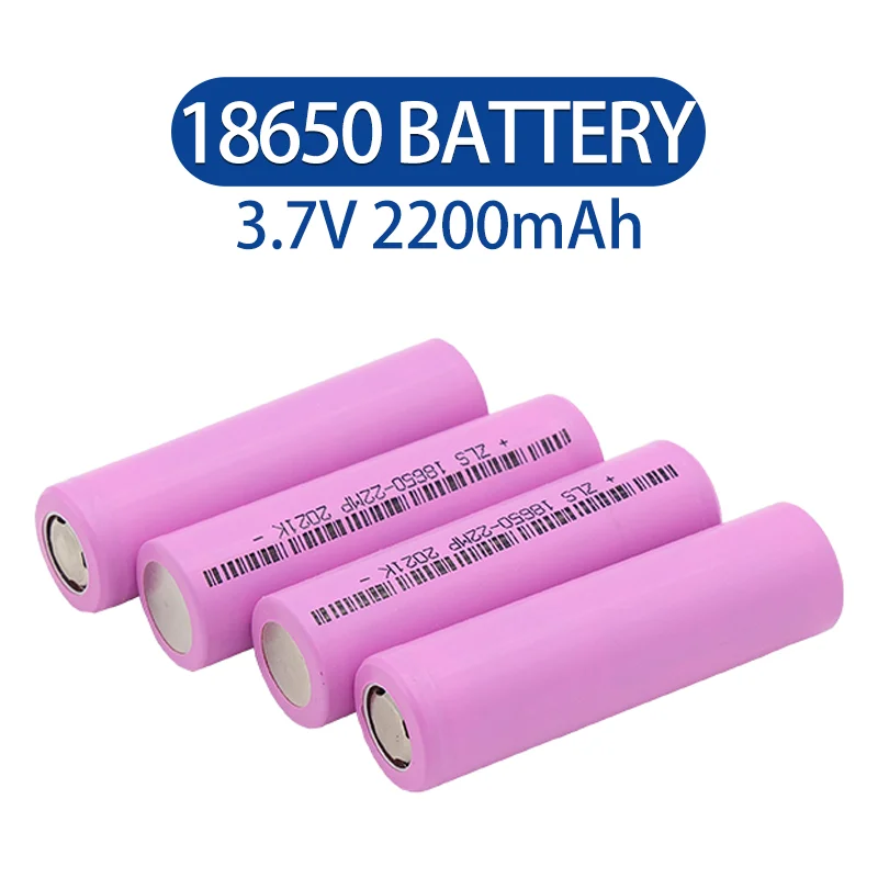 

EXPUNKN NCR 18650 3.7 v 2200mah Lithium Rechargeable Battery 100% New Original 18650 pilas recargables For Flashlight batteries