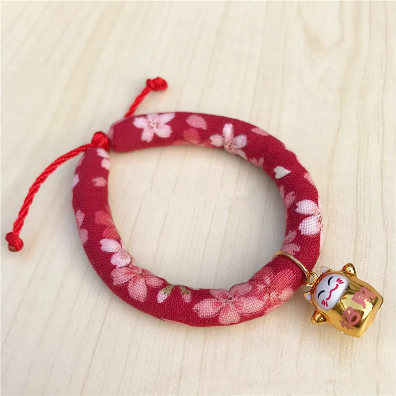 Регулируемый ошейник ручной работы для собак кошек колокольное ожерелье с