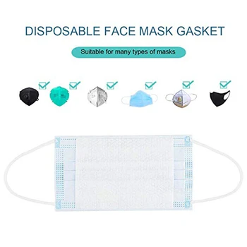 

100pcs/lot Disposable Gasket Safe Anti Dust Breathable Mouth Face Masks Replacement Pad Filter Protection Mask Pad