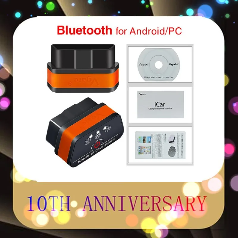 Vgate iCar2 Mini Elm327 Bluetooth OBD2 V2.1 Elm 327 V2.1 Android Adapter Car Scanner OBD 2 OBDII Auto Diagnostic Tool Scanner|Code Readers & Scan Tools| - AliExpress